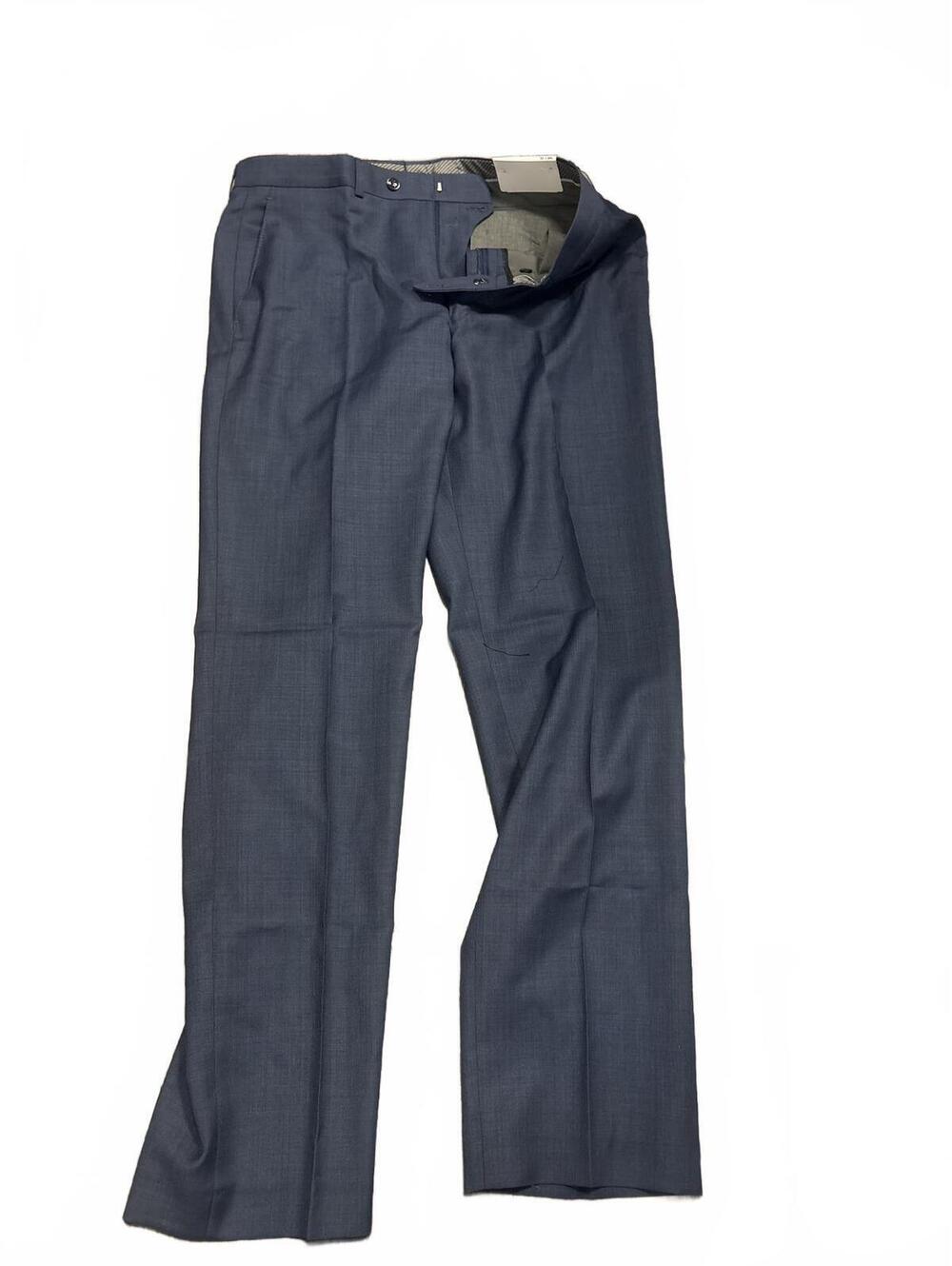 NWT Michael Kors Men Blue Stretch Classic Fit Dress Pants Slacks 34W x 30L
